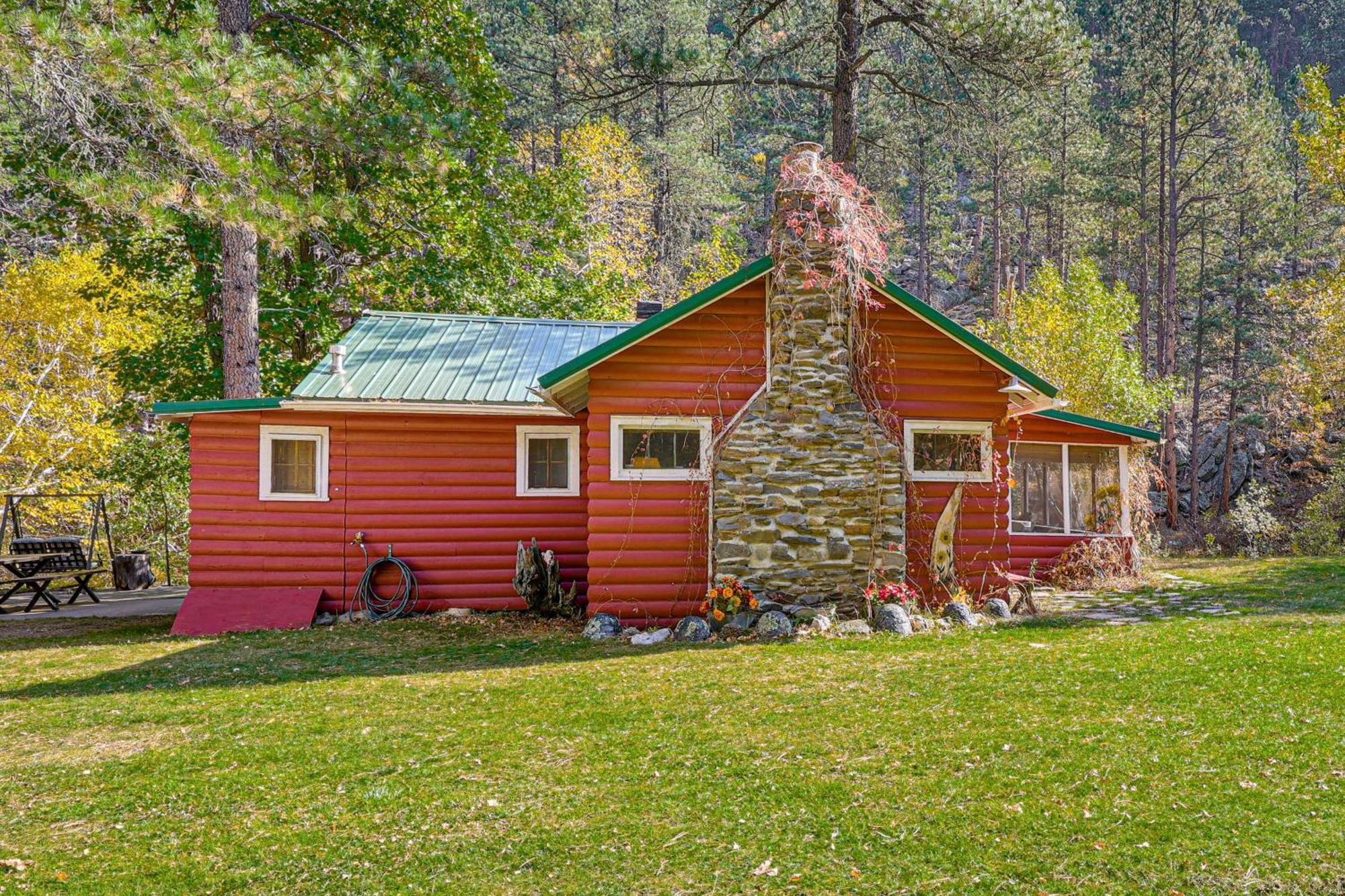 Historic Keystone Cabin Near Mount Rushmore! Buitenkant foto