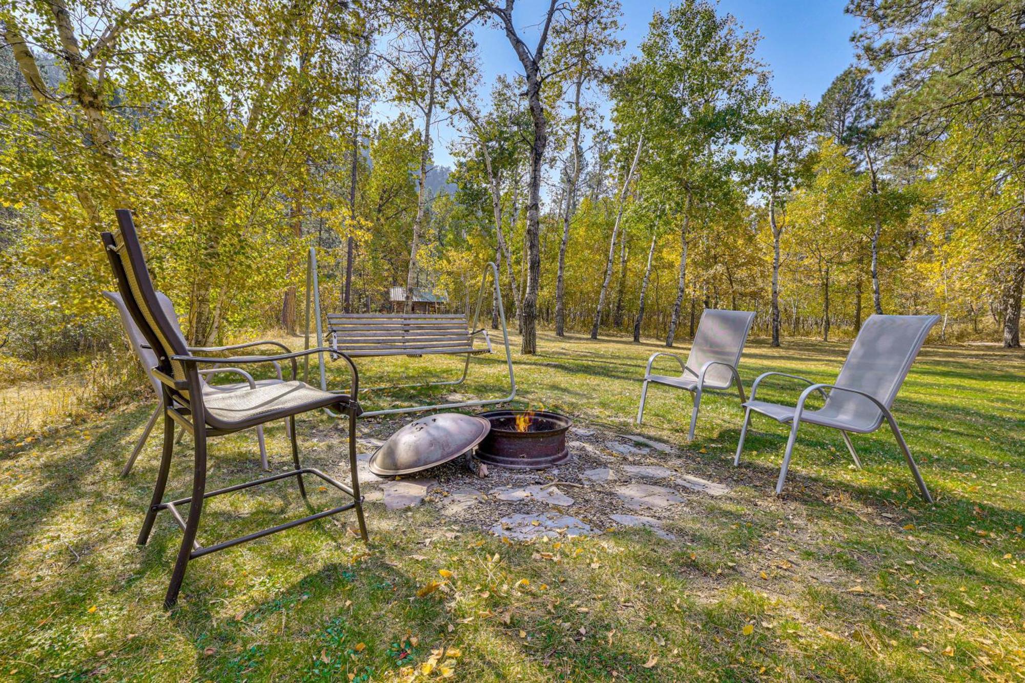 Historic Keystone Cabin Near Mount Rushmore! Buitenkant foto