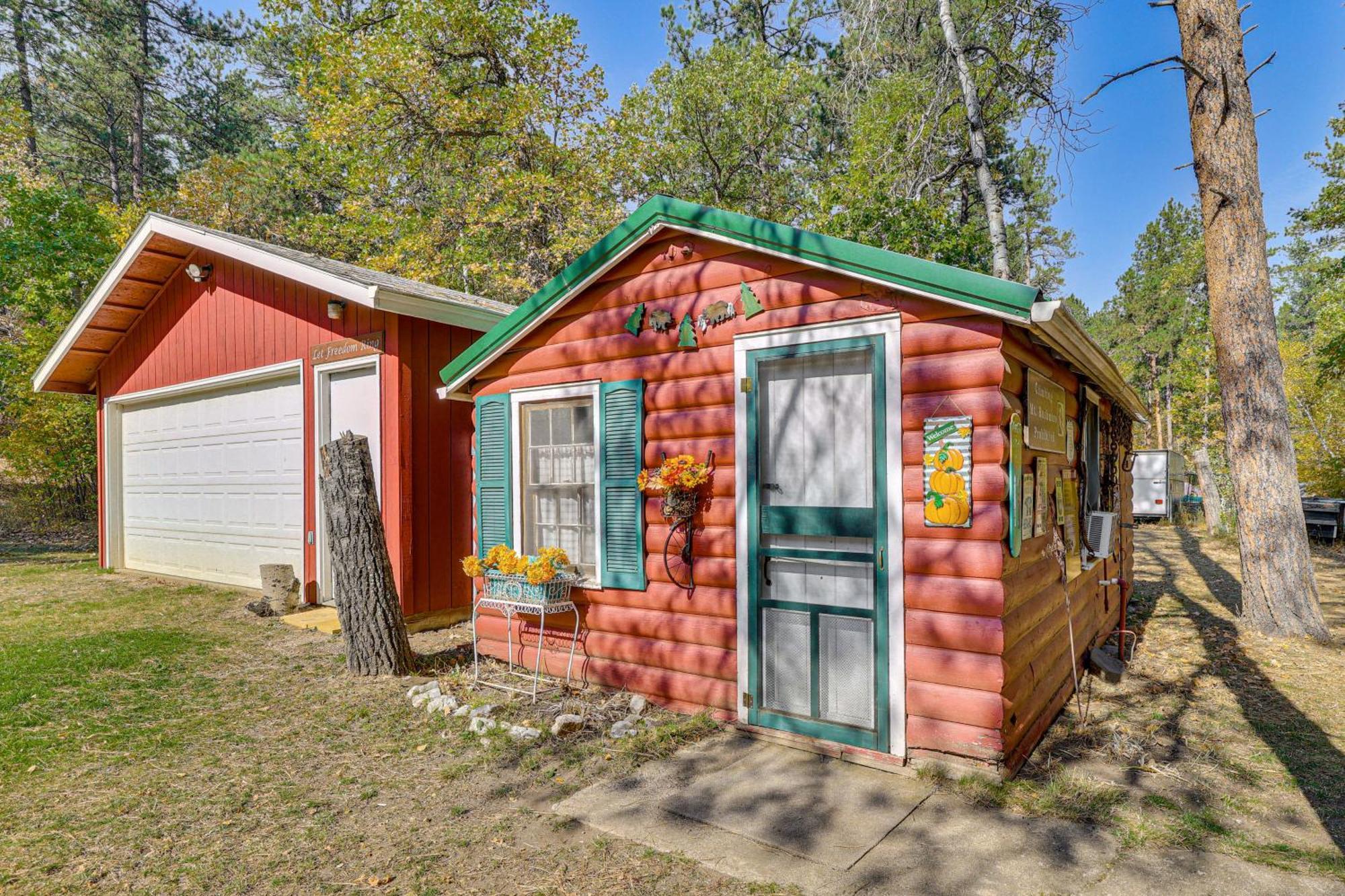 Historic Keystone Cabin Near Mount Rushmore! Buitenkant foto