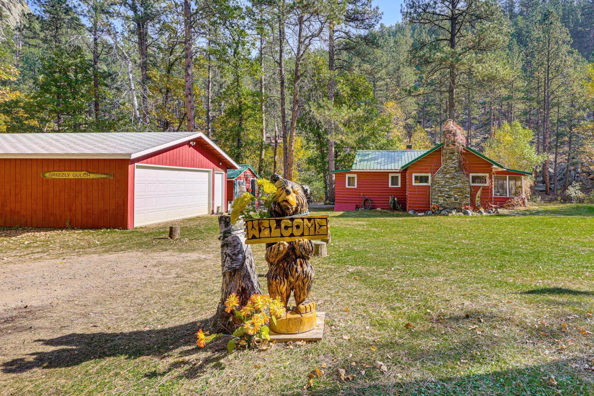 Historic Keystone Cabin Near Mount Rushmore! Buitenkant foto