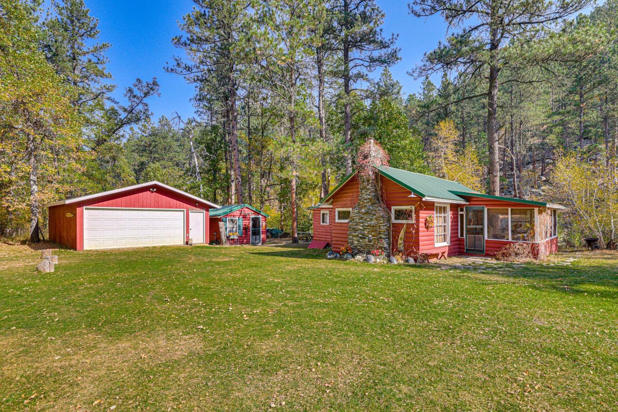 Historic Keystone Cabin Near Mount Rushmore! Buitenkant foto
