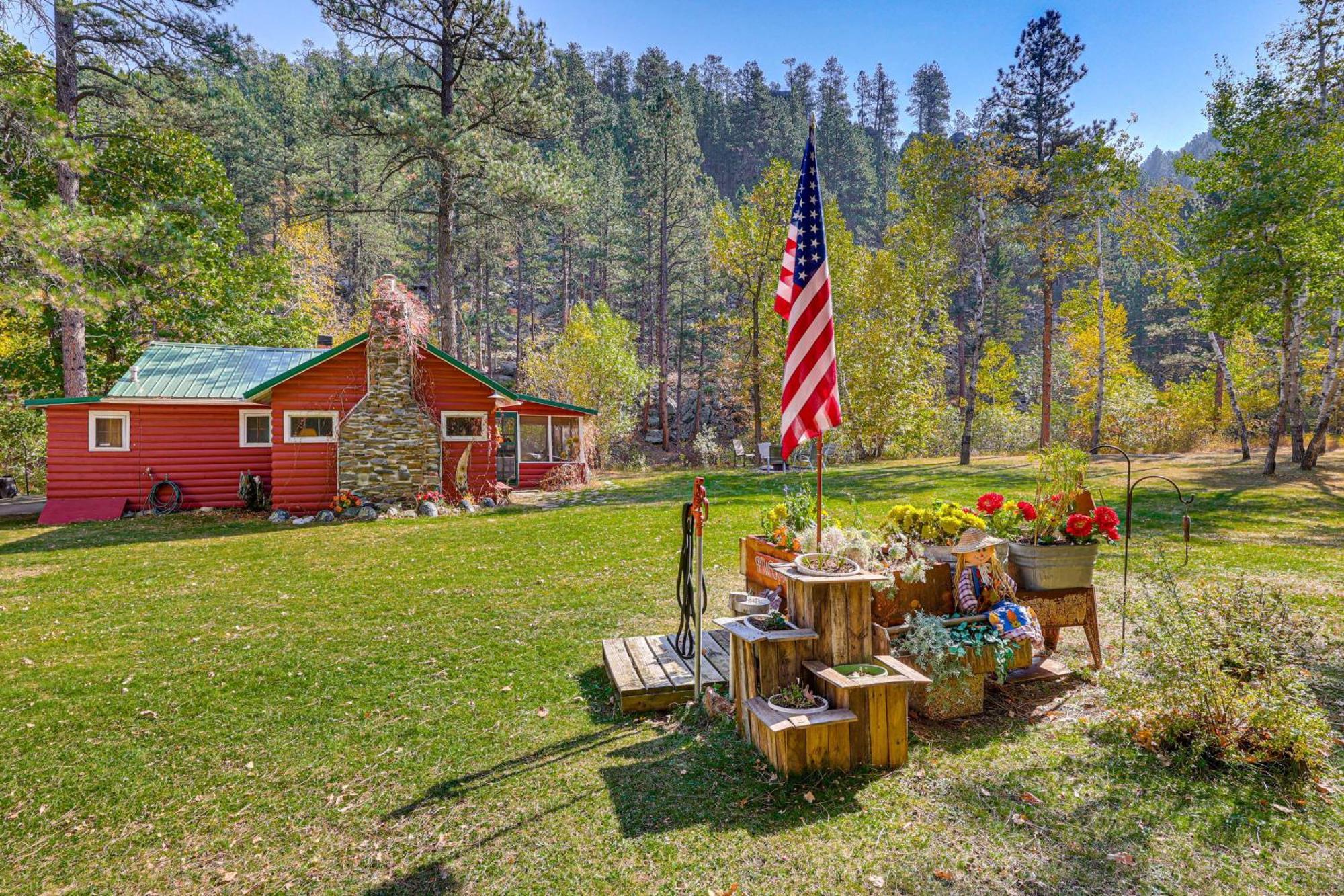 Historic Keystone Cabin Near Mount Rushmore! Buitenkant foto